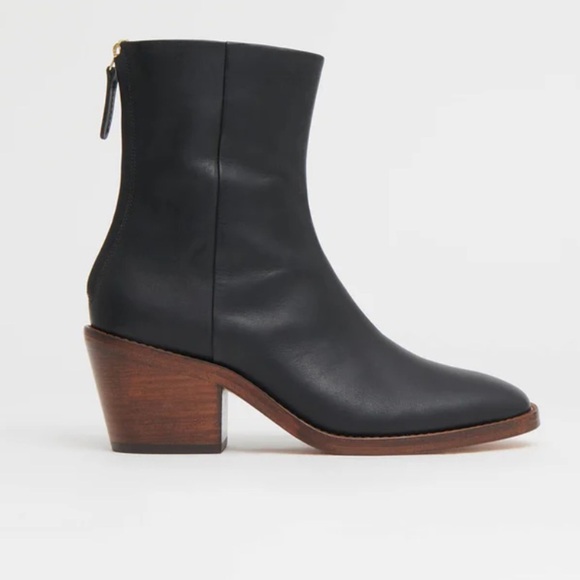 New MANSUR GAVRIEL Day Ankle Boot Black EU 38.5 US 8 - Picture 1 of 12